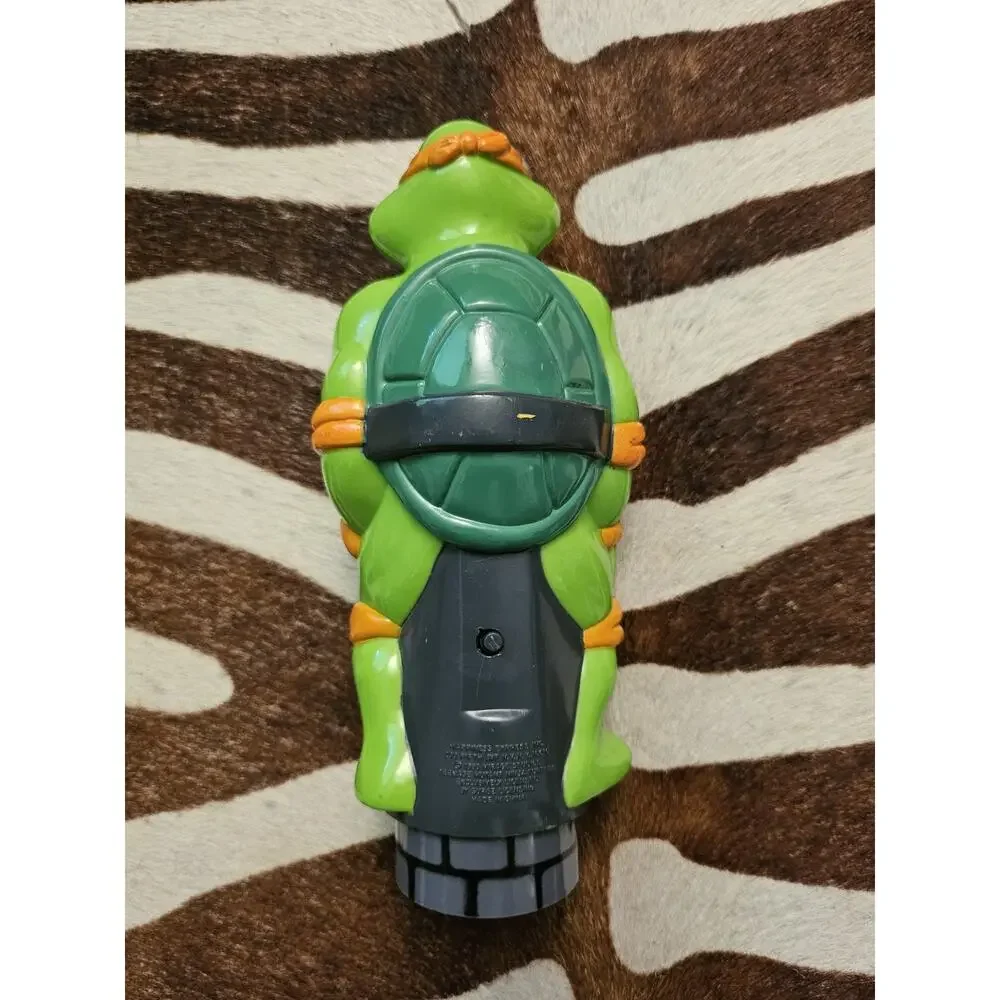 1990 Teenage Mutant Ninja Turtles Michelangelo Flashlight TMNT Happiness Express